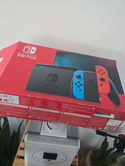 Nintendo Switch Neon Blue and Red
