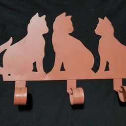 Metal Cat hooks - ESTATE SALE