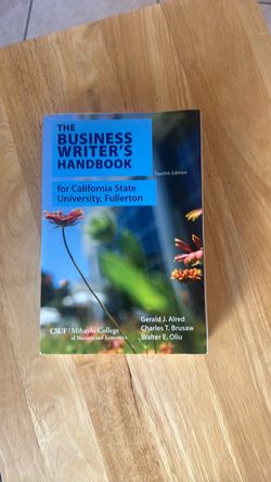 The Business Writer's Handbook 12th Edition CSUF