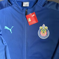 PUMA MEN'S CHIVAS TRAINING JACKET-BLUE