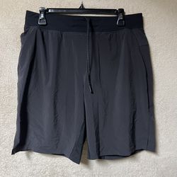 Lululemon THE Shorts Lined 9” Mens Large Black