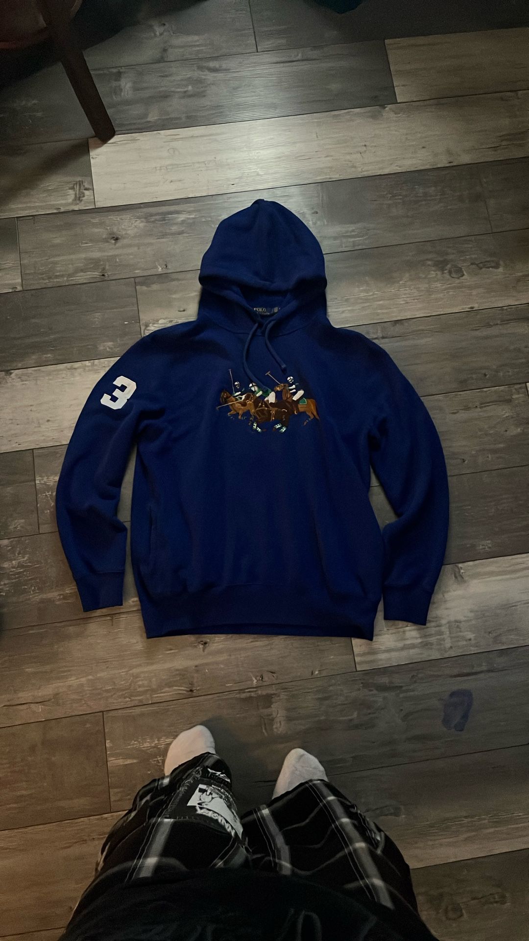 Blue Pony Polo Hoodie