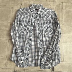 Rare Vintage brand men's plaid shirt medium