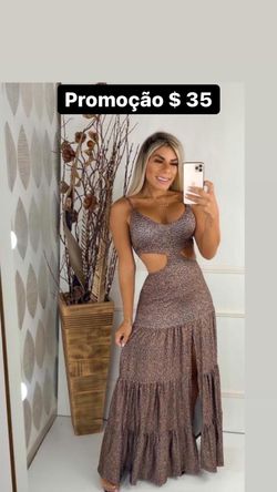 Long Dress Animal Print