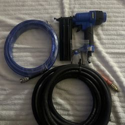 18 gauge brad nailer with 2 25 feets air hose