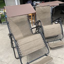 Folding Outside Lounge Chair 