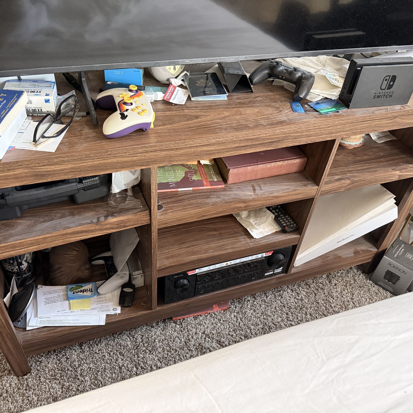 Media stand, book shelf