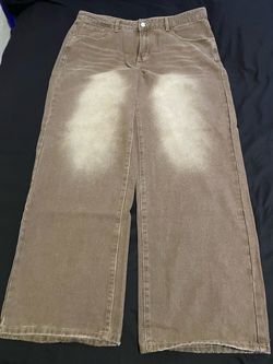 Baggy Brown/tan denim jeans