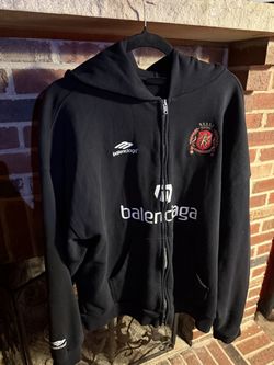 Black Balenciaga zip up L