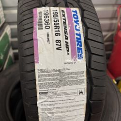 TOYO TIRES 195/55/16 NEW $50 Each 195/55r/16 EXTENSA HP2 195/55ZR/16 All Season 195/55R16