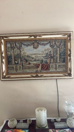 “Peacock ll” European/ Italian wall tapestry