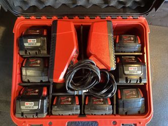 Milwaukee M1 battery and charger bundle