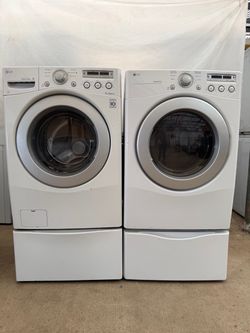 LG washer and gas dryer