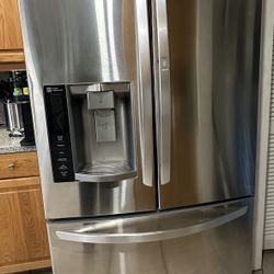 LG FRENCH DOOR REFRIGERATOR - NEEDS COMPRESSOR