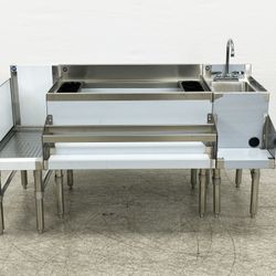 

NSF 60 ins Stainless Steel Combination Cocktail Station BS123612

