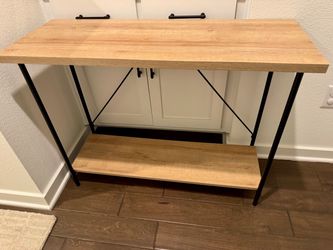 Console Table with Bottom Shelf