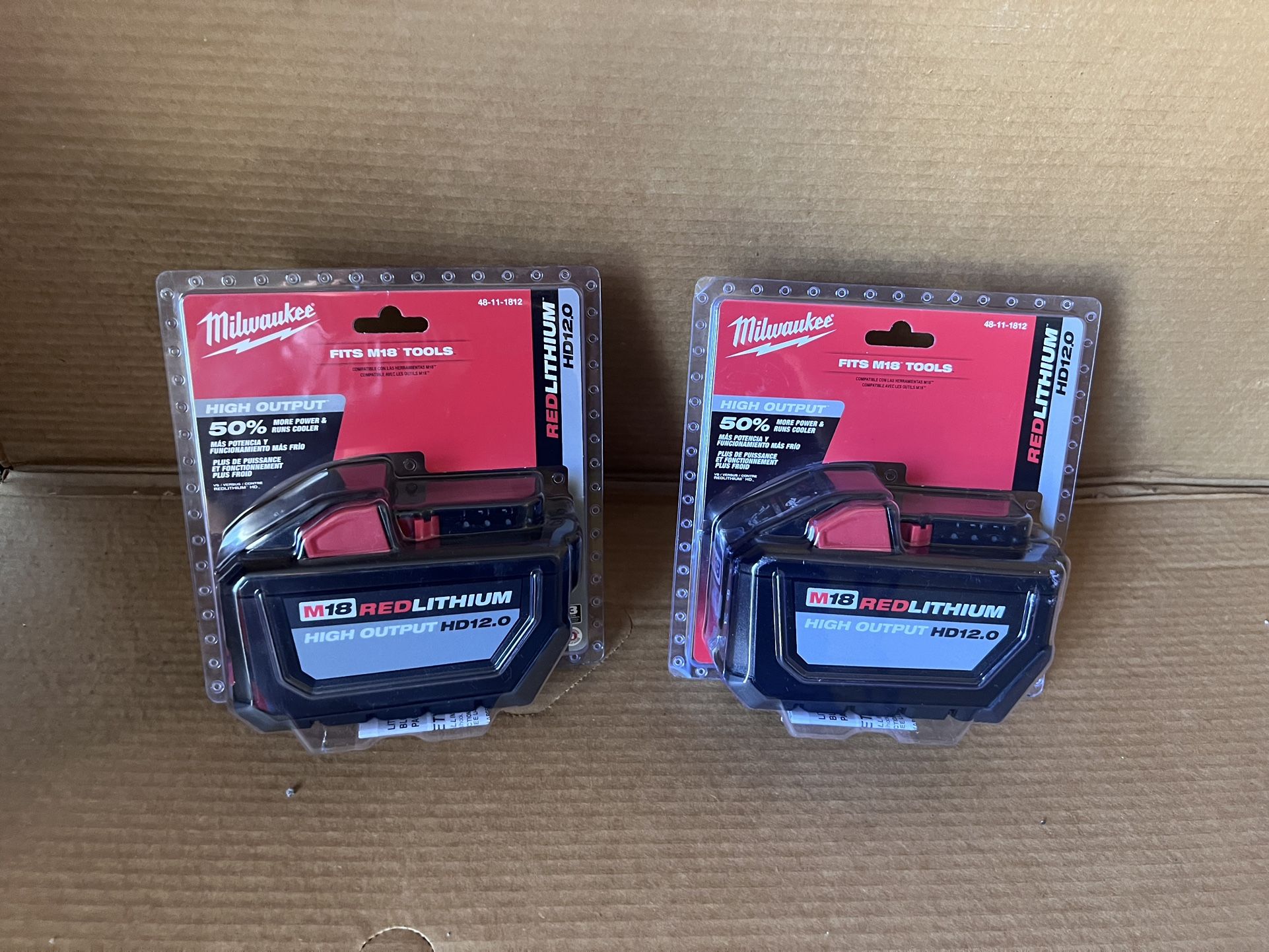 M18 12.0 Milwaukee Batteries