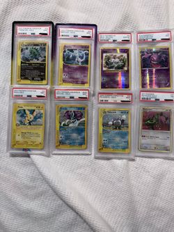 Pokemon psa 9 slab lot