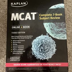 MCAT Kaplan 2016 (Third Edition) Book Set