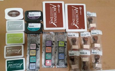 Stamps and ink pads