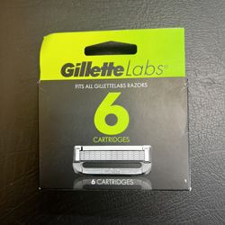 Gillette Labs Razor Blades 6 Refill Cartridges New In Sealed Box