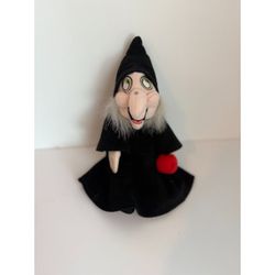 Disney Parks Old Hag Plush 10" - Snow White Witch with Poison Apple - Rare Villain
