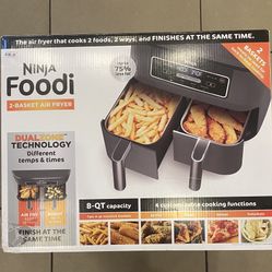 Ninja Foodi dual zone air fryer