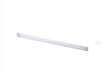 Push Wire 1 in. Wide, 18 in. Bar, Plug-In or Hardwire White & RGB Integrated LED Linkable Under Cabinet Light Bar Silver - New