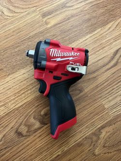 Milwaukee Stubby 1/2 M12 FUEL 550 Ft/Lbs Torque 12V Stubby 1/2 in. (Tool-Only) New  Firm Price