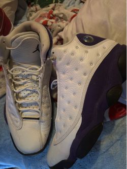 purple shoes