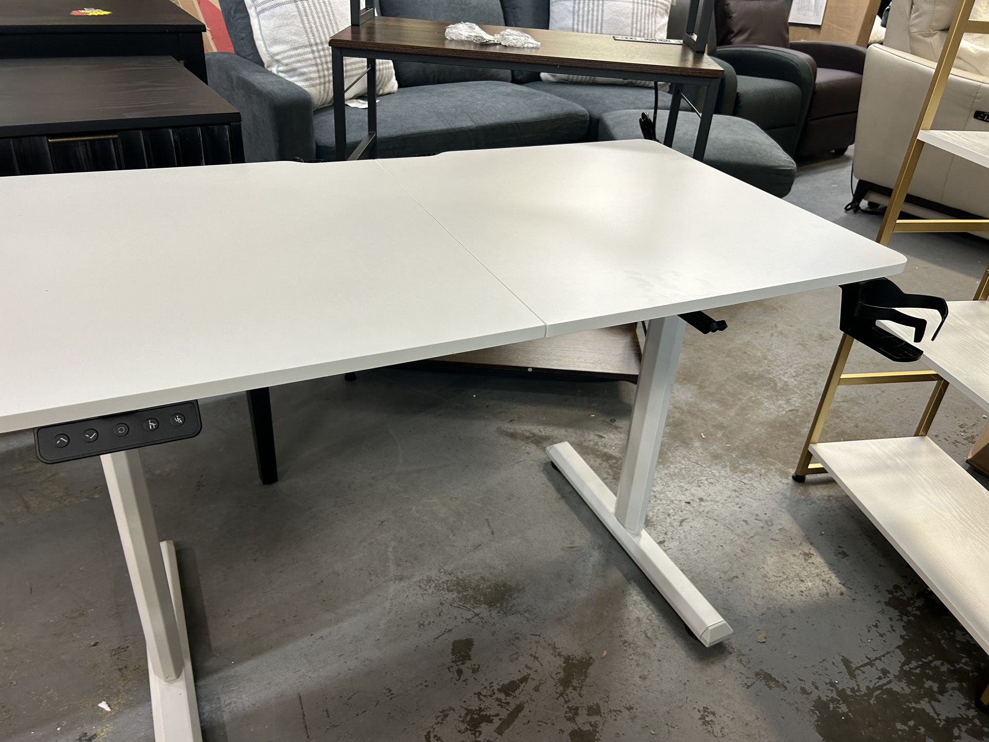Electric Desk White Top 