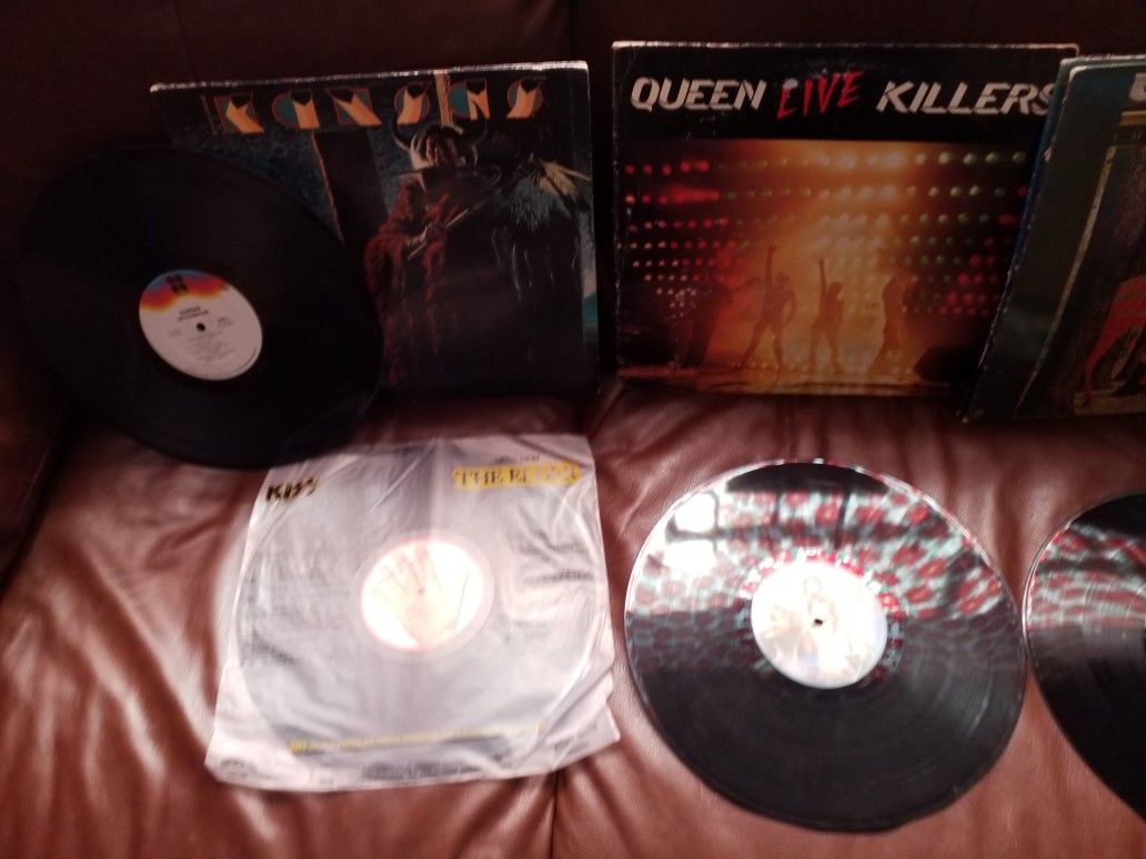Records vinyl rock from the 80's