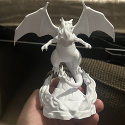 This is a color bowl, 3-D print of Charizard