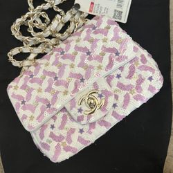 Sequence With Baby Star  Lilac & White Co Co 