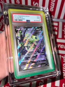 Celebi V - Alternate Full Art - Fusion Strike - Pokemon TCG - Ultra Rare - PSA 9