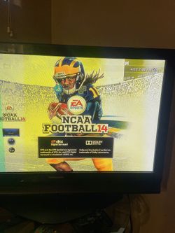 PlayStation 3 With NCAA 14 On It 