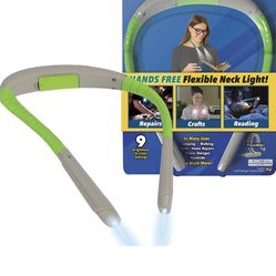 Lizard neck light Hands-Free LED Neck Reading Light - Flexible & 3 Color Modes