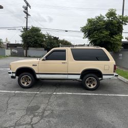 84 Chevy S10 Blazer Parts 