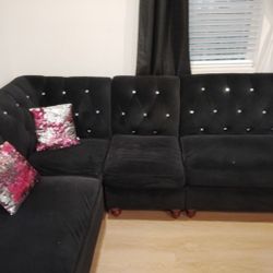 Black Sectional Couch