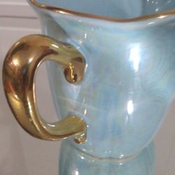 Vintage Warranted 22k Gold Pitcher 