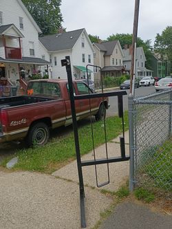 This is a rear window protector for a Chevy truck