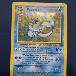 VAPOREON 1999 Pokémon Holo