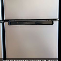 Magic Chef Mini Fridge + Freezer 