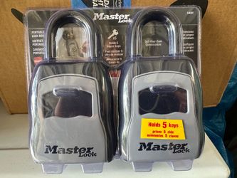 Master Lock Boxes Resettable Combination Dials total 4 pieces
