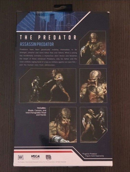 NECA The Predator Unarmored Assassin Predator Deluxe Action Figure 2021 Reel Toy
