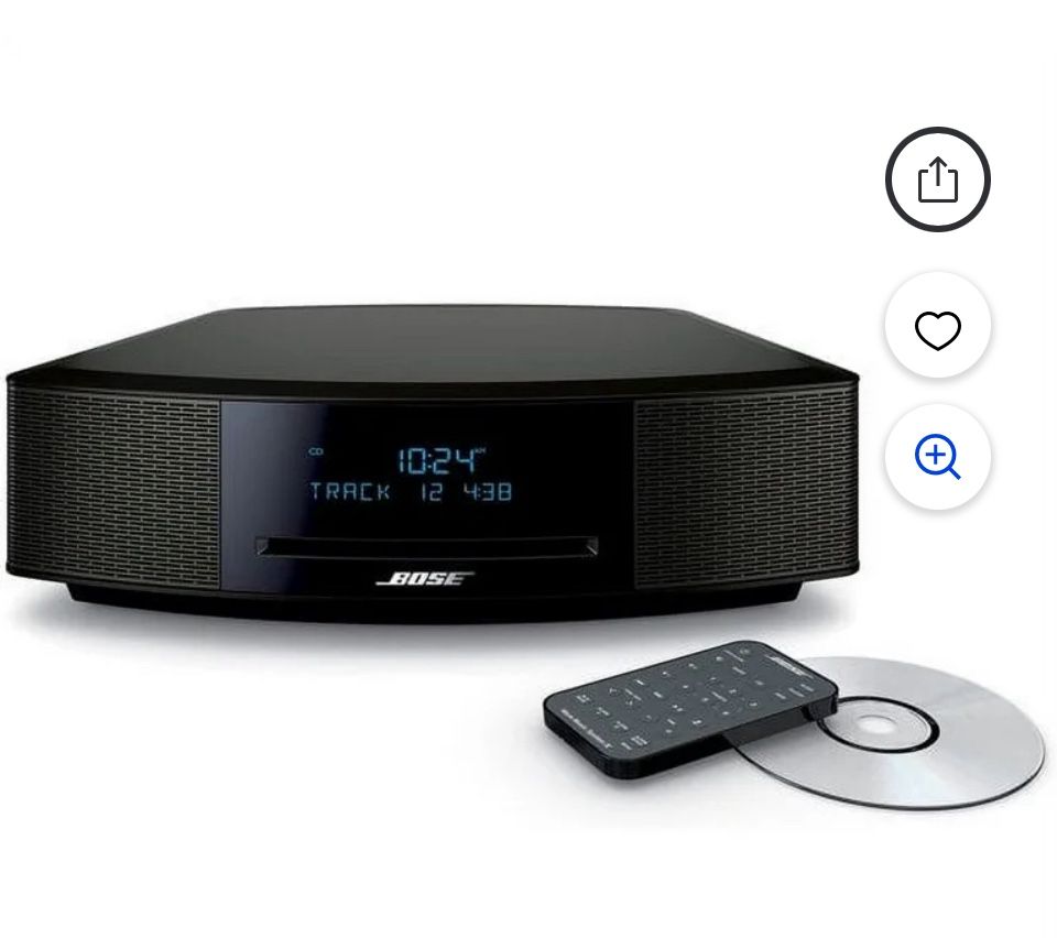 Bose- -Wave- -Music- System IV - CD-R - CD-DA, MP3 Playback - 1 Disc(s) - Espresso Black