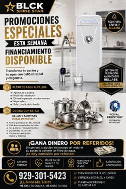 ✨ Cocina premium + agua de calidad 💧