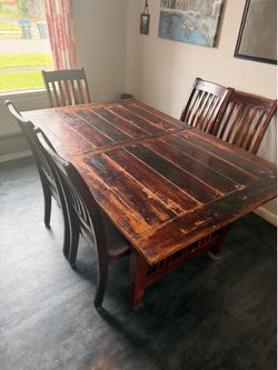 Table and chairs