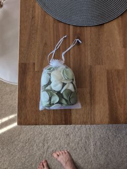 Artificial Flower Pedals - Green And White