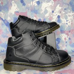 Dr. Martens Harrisland Black Leather Boots Men’s Size 9/Womens Size 10 
